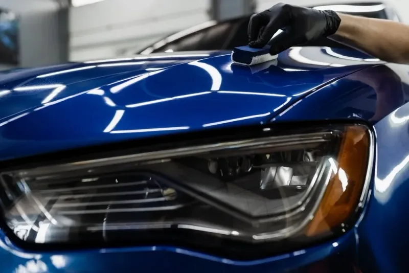 Professional ceramic coating application